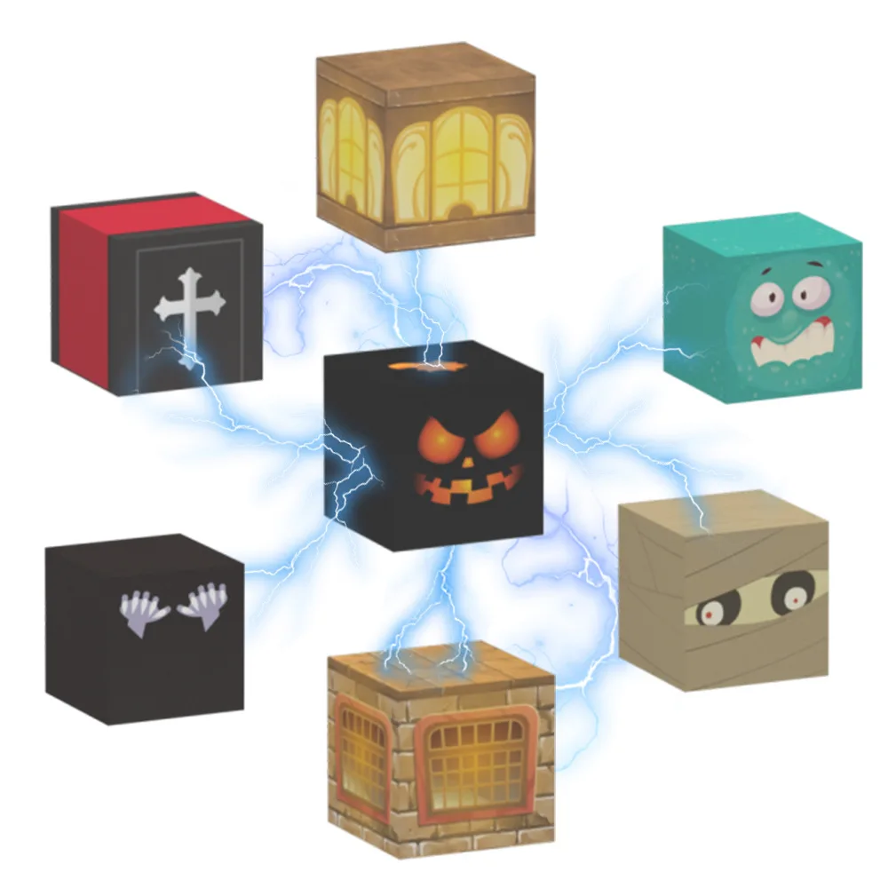 137pcs Magnetische Blokken Sets Kid Building Speelgoed Halloween Scène Assemblage Modellen voor Jongens Meisjes STEM Montessori Zintuiglijke Kubussen Geschenken