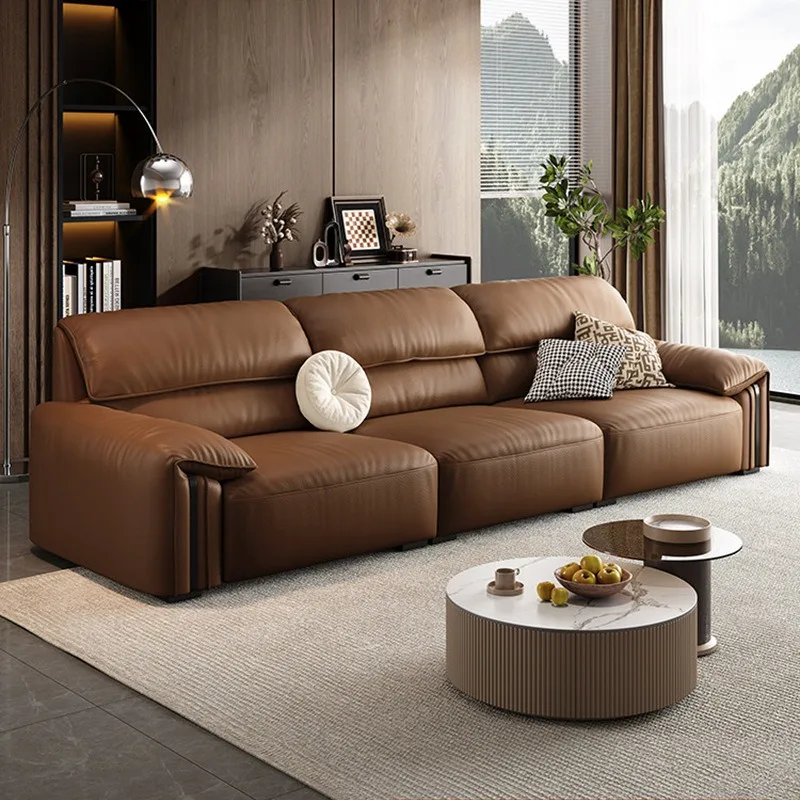 

Итальянский минималистичный диван «слоновье ухо» для гостиной, новый, высококачественный, для небольших квартир, встроенный