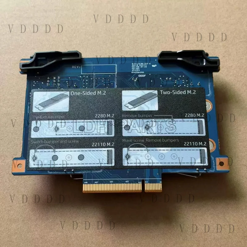 L...  for HP Z4 Z6 Z8 G4 Workstation PCIe NVMe Dual M.2 SSD Adapter 933576-001