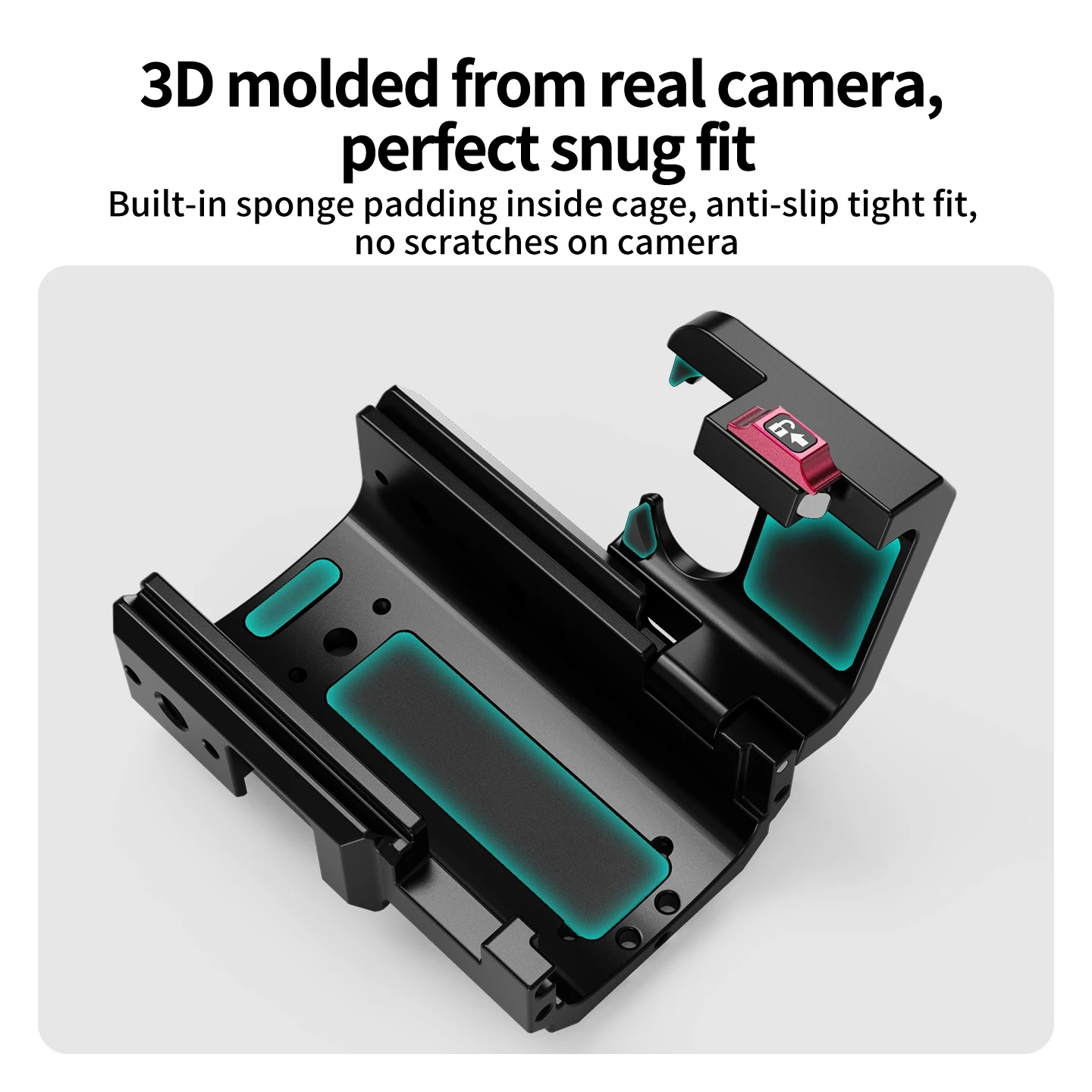 Magnetische Saughalterung für DJI Osmo Pocket 4 Pro Gimbal Aluminium-Käfig Magnetbasis 360° ° Kugelkopf für Metall-Oberflächenhalterung – Detail 15