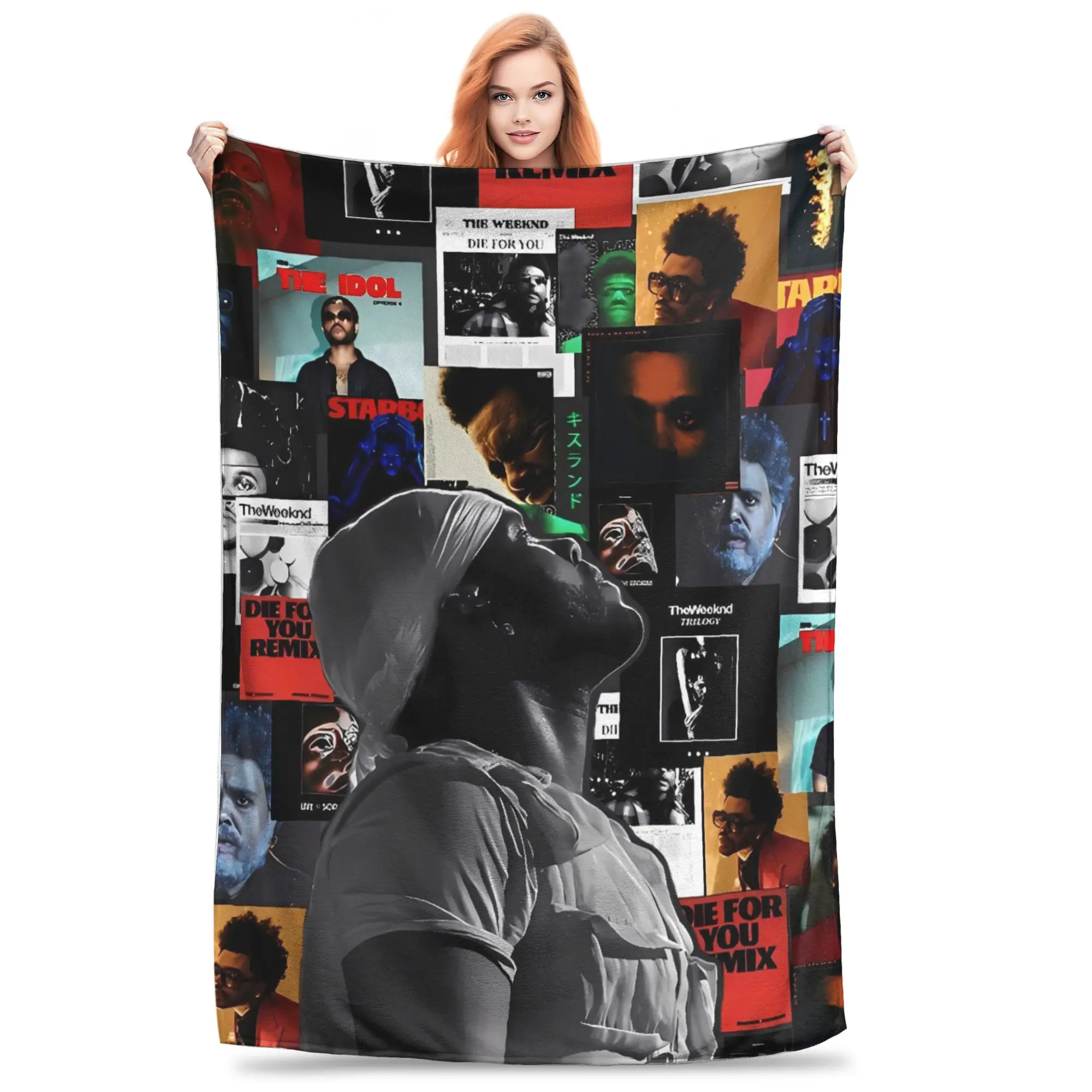 

The Weeknds Rapper Singer Blanket Quality Soft Throw Blanket Winter Picnic Outdoor Comfortable Bedspread