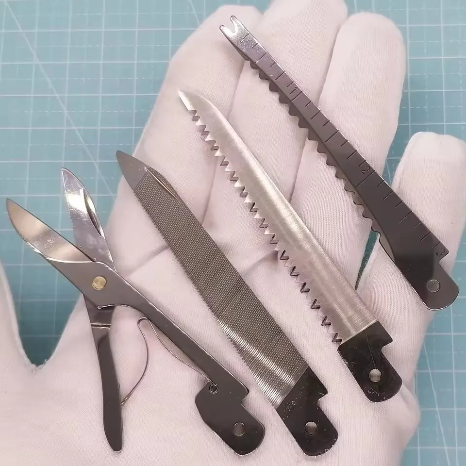 1 Piece Replacement File/SAW/Scissors/Fish Scaler for 91mm Victorinox SAK Modify