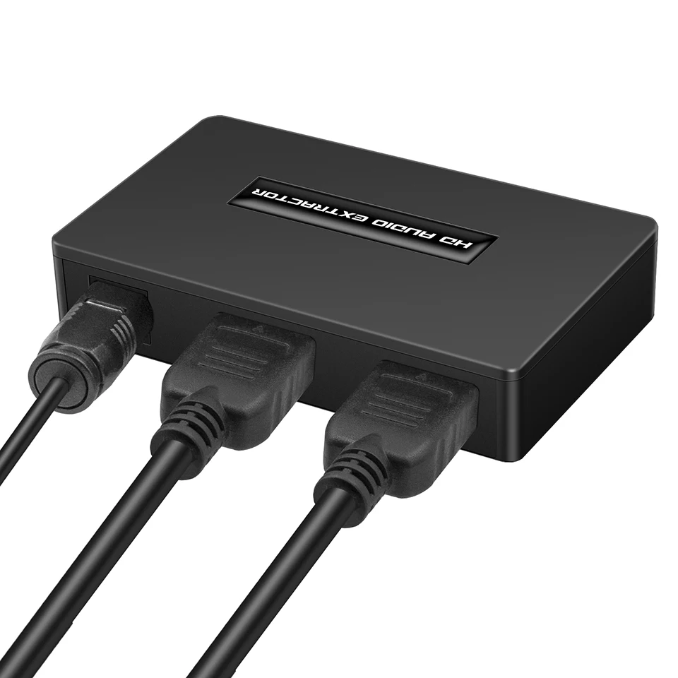 Extractor de Audio Compatible con HDMI, 1080P, óptico Toslink SPDIF + Embedder de Audio de 3,5mm, traje 3D de 1080P Para Fire Stick Xbox Laptop