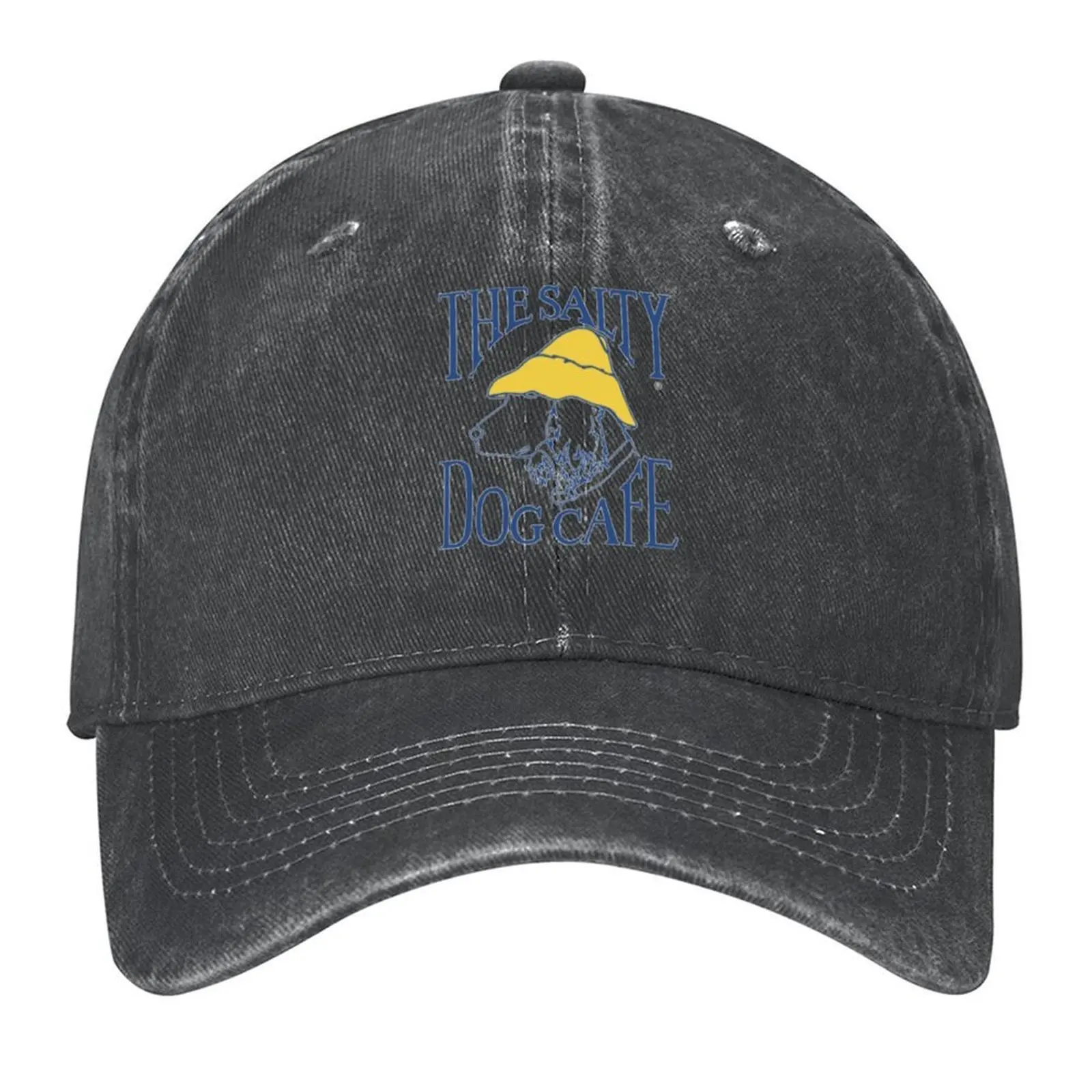 

The Salty Dog Cafe Baseball Cap Rugby black Snapback Cap Beach Bag For Women Men's