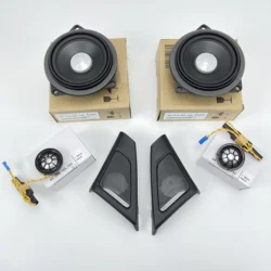 Altavoz de bocina triple de cabeza de Audio de alta calidad, sonido de música, modelo Original, Tweeter, cubiertas de altavoces aptas para BMW F10, F11, serie 5