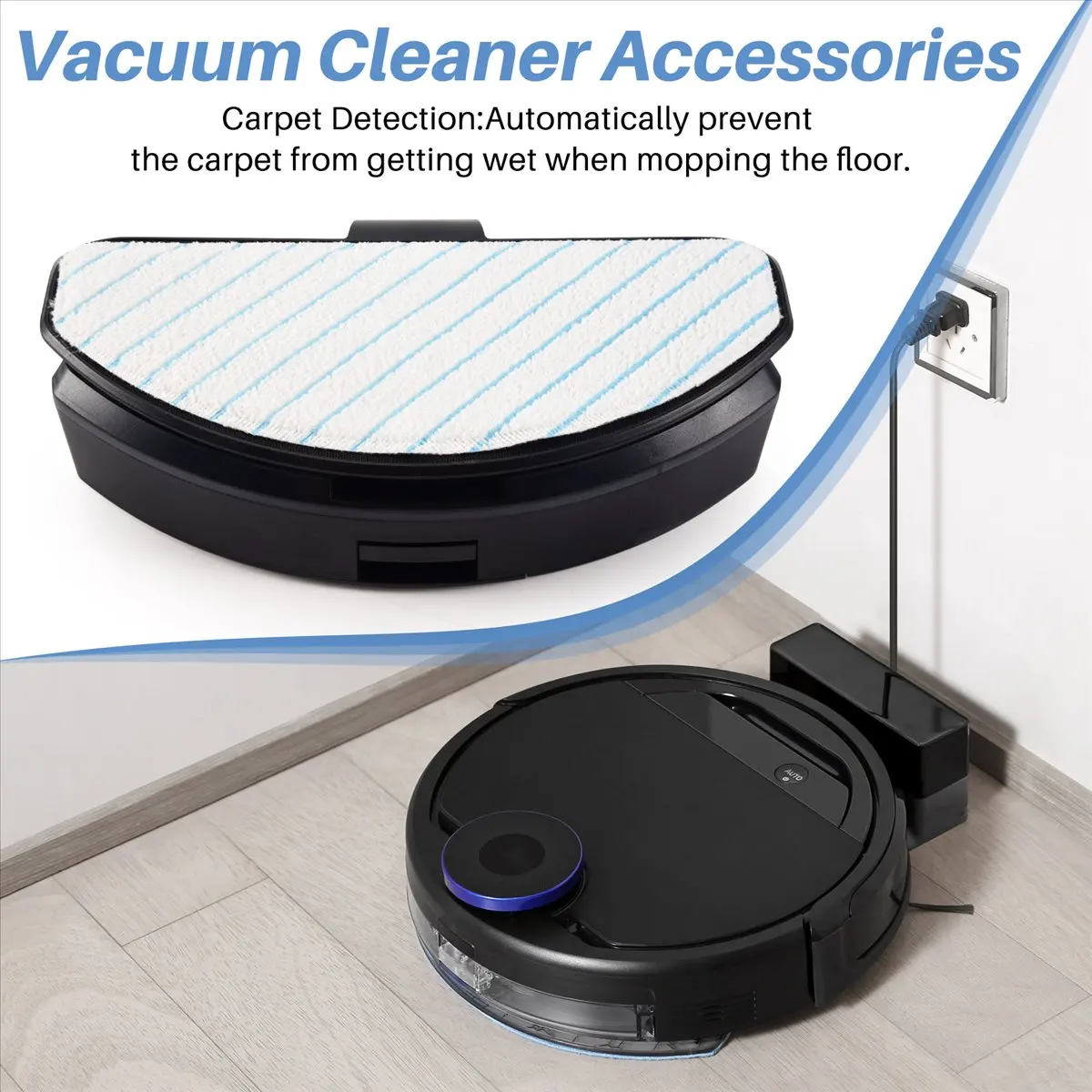 

Водяной бак и тряпка для швабры ABPO для роботов-пылесосов Ecovacs Deebot OZMO T8/T8+/T9/T8MAX/T8 AIVI OZMO PRO, запчасти для пылесосов