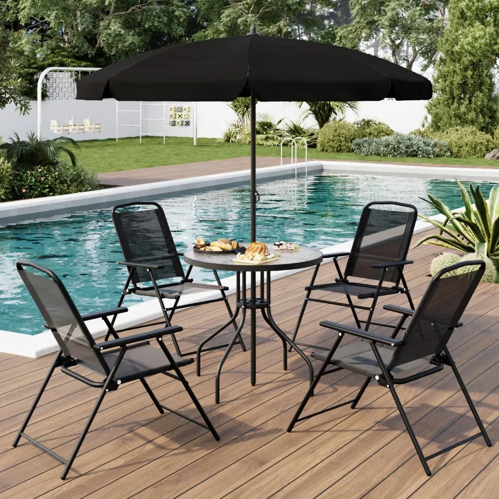 6 Piece Patio Dinin… - image