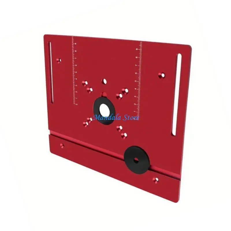 U2JC Woodworking Benches Router Plate with Miter Gauge Guide Aluminium Fence