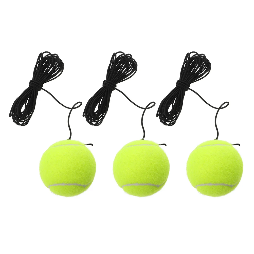 

3 Pcs Tennis Trainer Indoor Device Training Rebound Ball Lightweight Individual