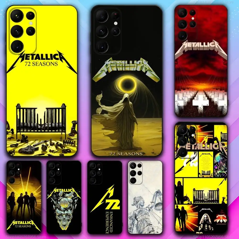 

S-Seasons 72 M-MetallicaS Phone Case For Samsung S30,S25,S24,S23,S22,S21,S20,Fe,Lite,5G,Ultra,Plus Black Cover
