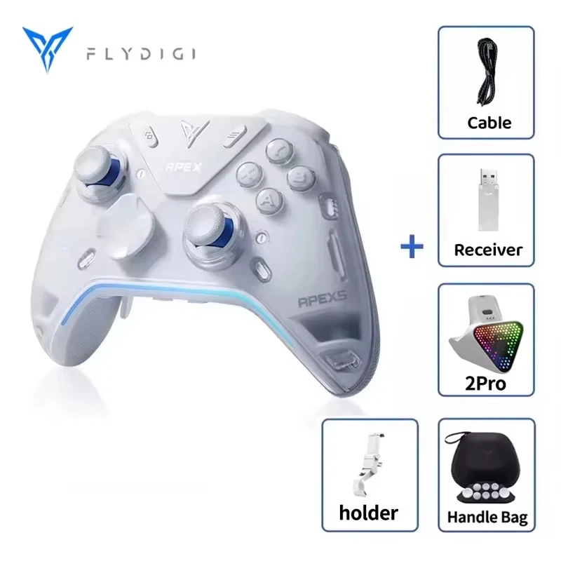 2025 Originele Flydigi APEX 5 Gaming Controller Draadloze Gamepad Elite Force Feedback Trigger Ondersteuning PC/Switch/Mobiel/TV Box - afbeelding 1