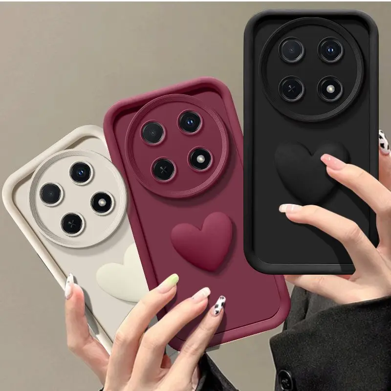 For Oppo Reno12 F 5G Case Oppo Reno12 F 4G Phone Case OPPO Reno 12F Reno12f 4G Reno 12F 5G Cover Love Candy Matte Soft Cover