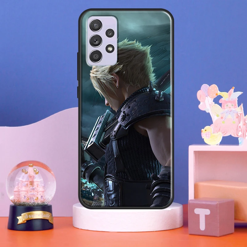 FINAL FANTASY Cloud Strife Case For Samsung A52S A12 A22 A32 A52 A72 A34 A70 A51 A71 A54 A13 A33 A73 A53 Back Cover