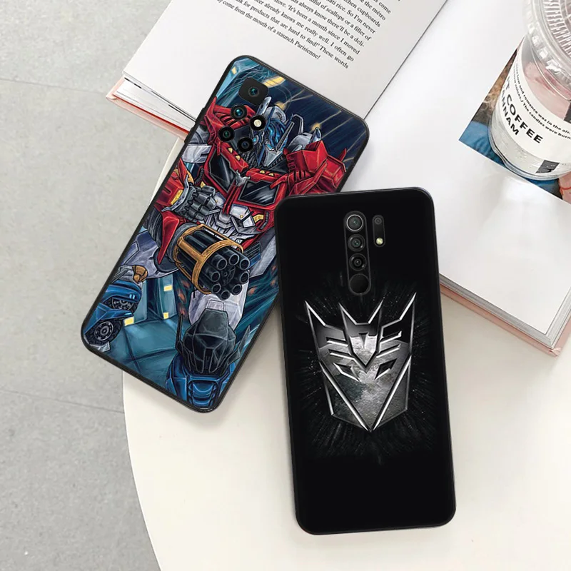 Phone Case For Redmi Note 12 Pro 11 Plus 10 Lite 10s 9 9s 9t 8 8t 7 12s 5G HEROCROSS T-Transformers Soft Camera Protective Cover