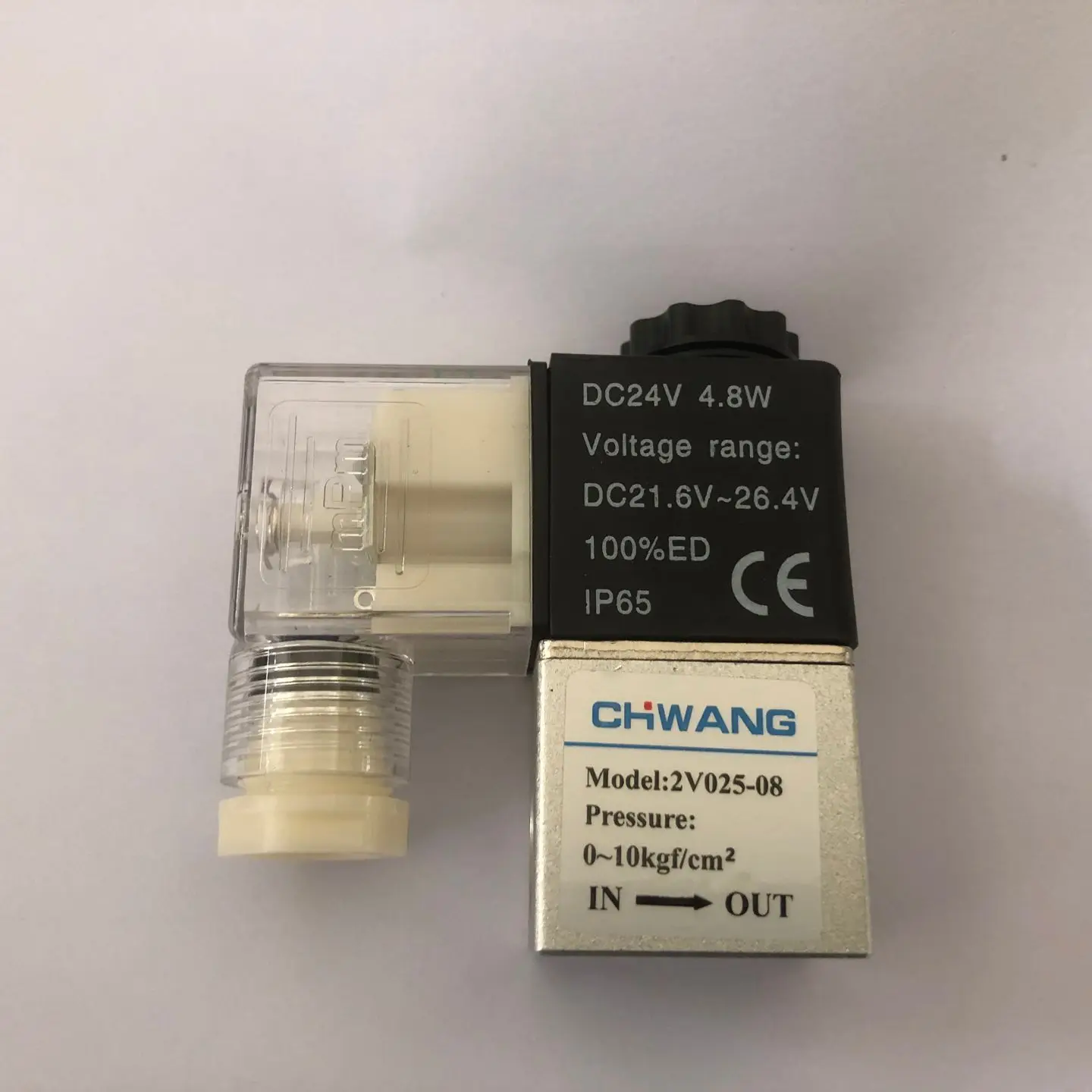 2V025-08 12V/24V DC,  110V/220V AC 2Port 2Pos 1/4