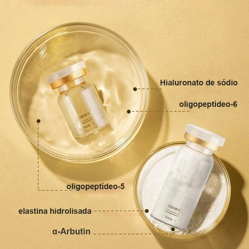 Peptide de collagène coréen en poudre lyophilisée, masque de soin de la peau, lifting du visage en V, réparation de barrière, sérum niacinamide, soins de la peau raffermissants