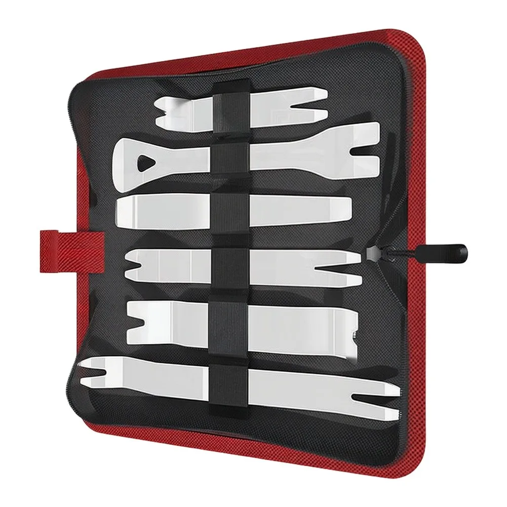Stainless Steel Car Clip Tool Set with Integrated Leverage Mechanism for Effortless Removal of Retaining Clips and Fasteners