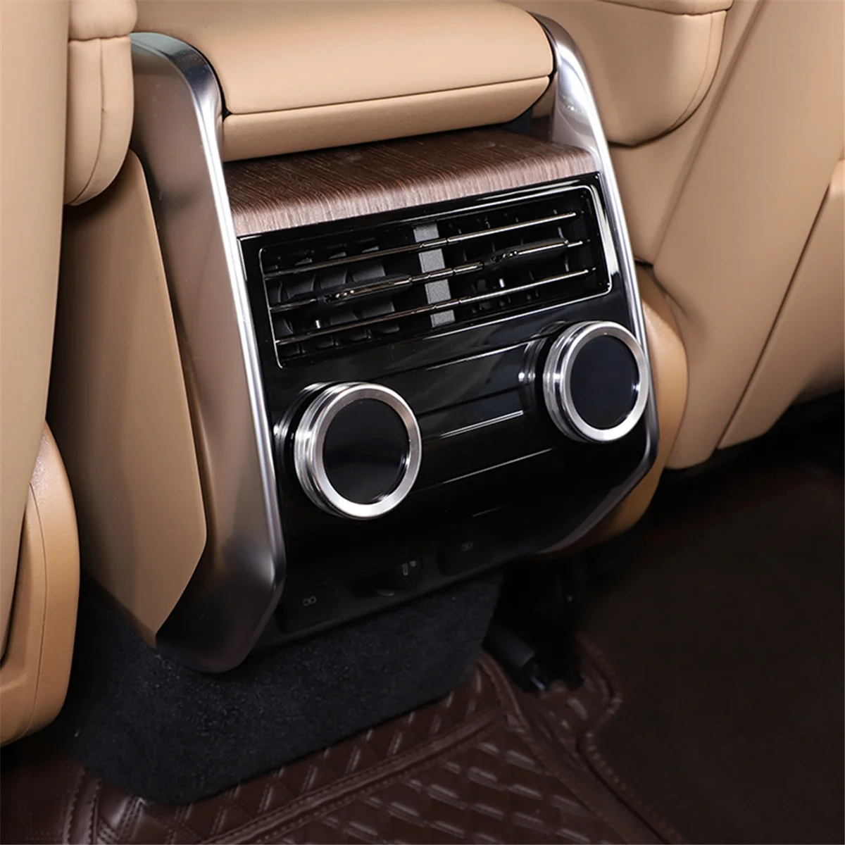 

Для Land Rover Range Rover Sport Vogue L460 2023, автомобильная задняя ручка громкости кондиционера, кнопка переключения, накладка, кольцо жасмина