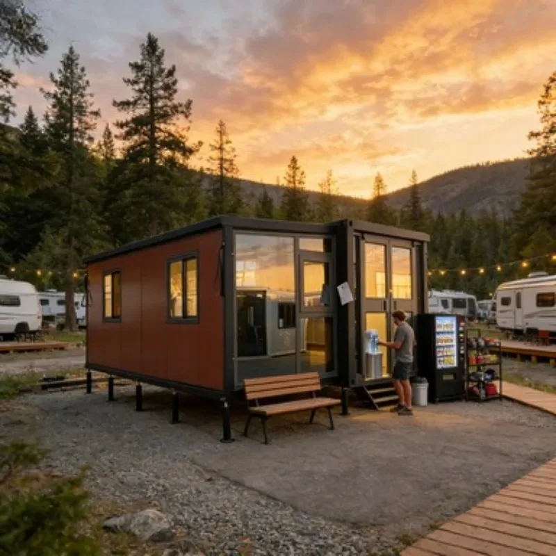Customizable Folding Prefab House Expandable Container House Portable Mobile Modular Home