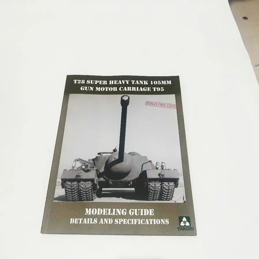 

2209BOOK TAKOM 1/35 T28 Heavy Tank T95 105mm Modeling Guide Details & Specs Book