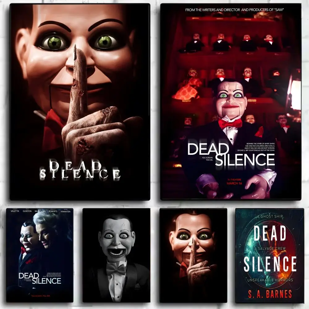 Movie Horror D-Dead S-Silence Poster Wall Art Print Poster Decorative Mural Home Decor Gift Unframed