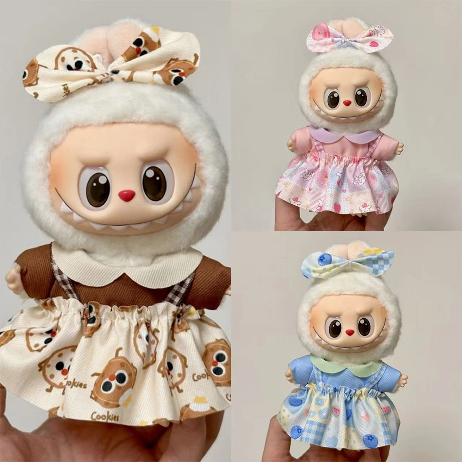 Labubu アクセサリードーパミン衣類デザイナー V1 V2 V3 Labubu ペンダントかわいい人格ファッション誕生日ギフトに適しています