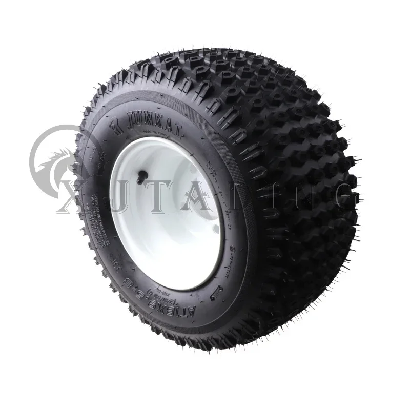 Golf Cart 8 inch Wheel AT 18x9.50-8 Vacuum Tire 240/50-8 Tubeless Tire White hub For ATV Go kart Buggy Lawn Quad Bike Parts