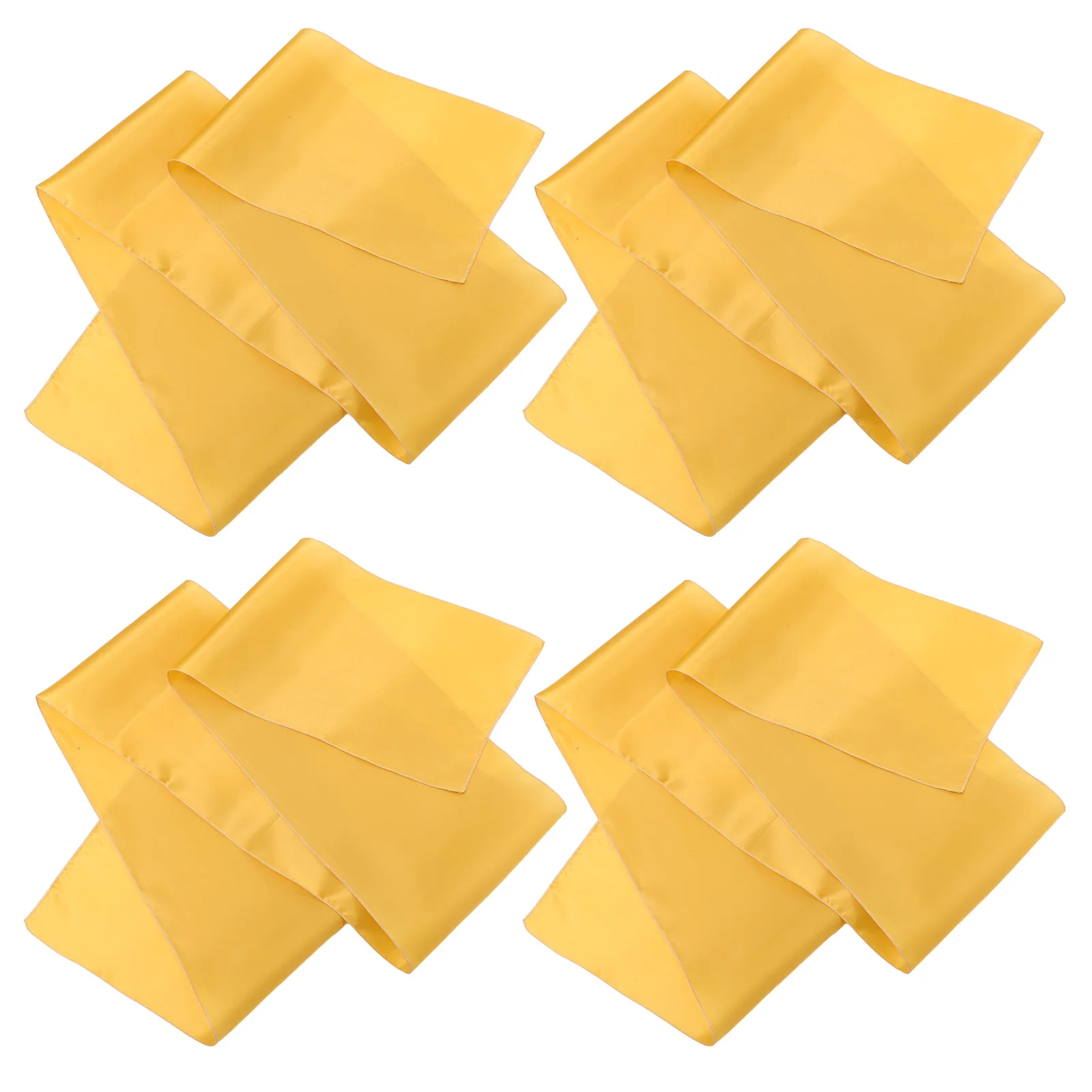 

4Pcs Satin Table Runner Elegant Simple Design Machine Washable Table Runner for Home Hotel Wedding Party Use Hotel Tablecloth