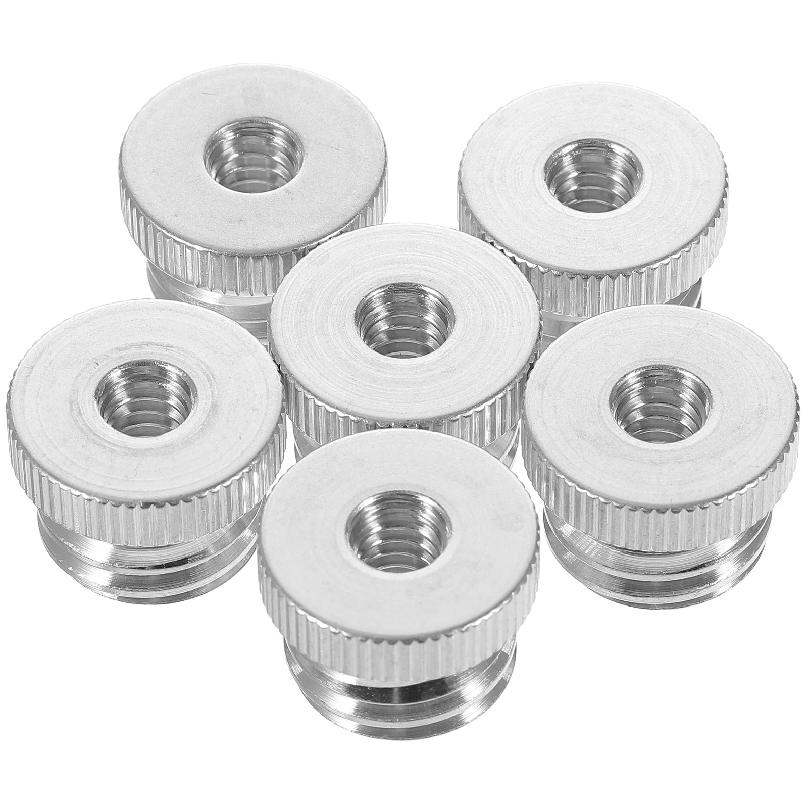 

6pcs Thread Adapter 1/4 Inch to 5/8 Camera Conversion Nut Gradienter Screw Tripod Mounting Photography Studio Accessories