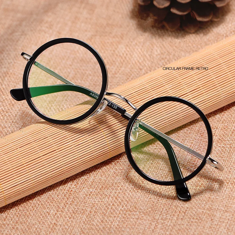 Vintage 40mm Small Round Spring Hinges Reading Glasses Full Rim custom presbyopia