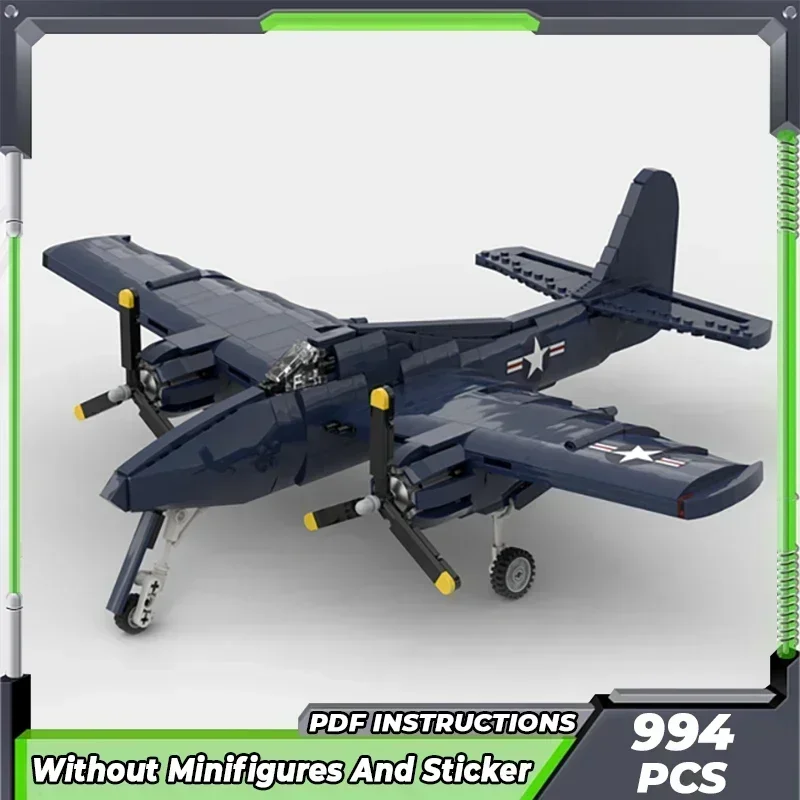 

Moc Building Bricks Military Model 1:35 F7 F-3 Tigercat Fighter Technology Modular Blocks Gifts Christmas Toys DIY Sets Assembly