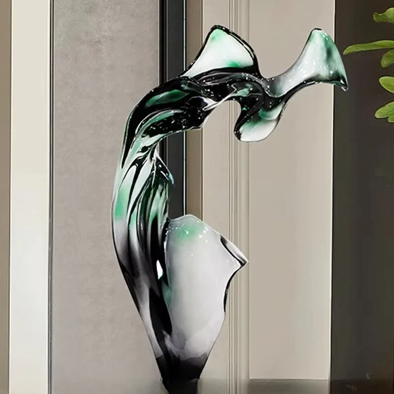

Abstract Design Modern Interior Sculpture Hotel Decoration Resin Sculpture
