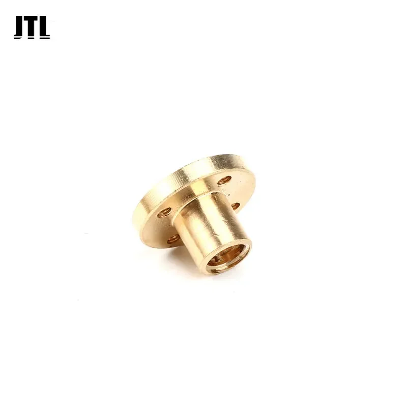 1PC High Quality Brass Flange Nut For T8 Lead Screw 3D Printer Parts lead 1 2 4 8 12 14mm