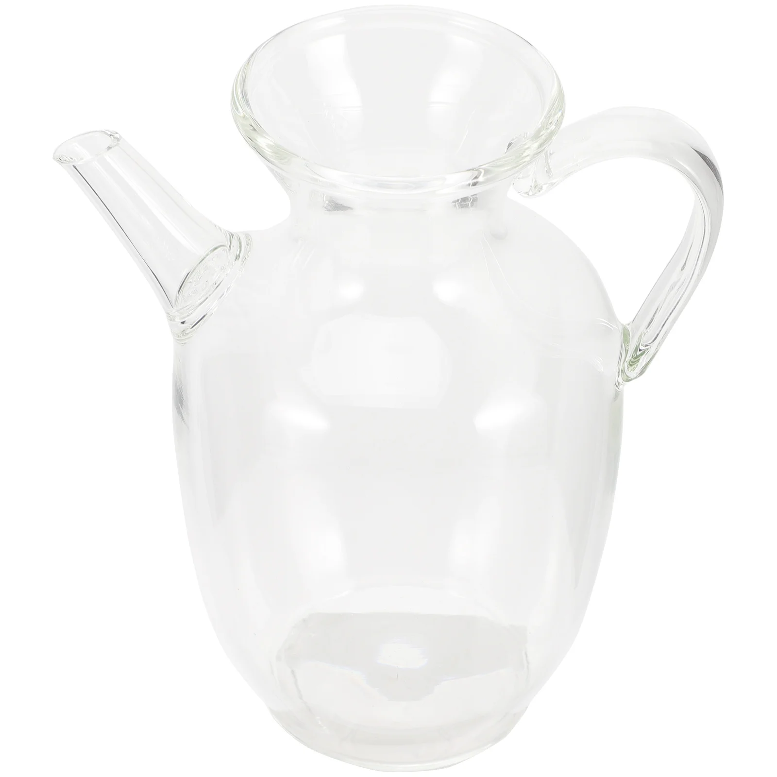 

Large Capacity Glass Milk Pitcher Water Jug Household Tea Coffee Pot Glass Honey Container Ideal for Breakfast Use