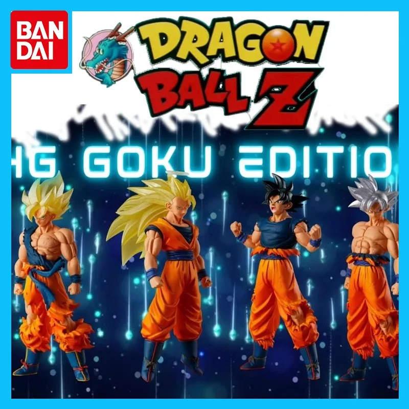 

Bandai Original Dragon Ball Z Gashapon HG Son Goku Migatte No Gokui Action Figure Toys for Boys Girls Kids Gift