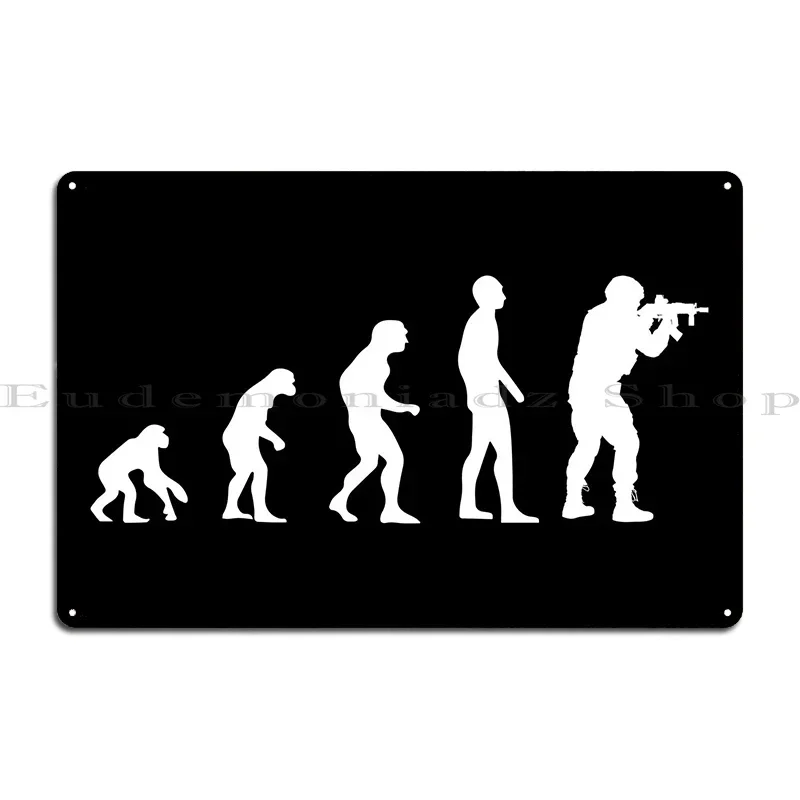 Airsoft Evolution Airsoft Metal Plaque Poster Garage Painting Funny Plaques Create Tin Sign Poster