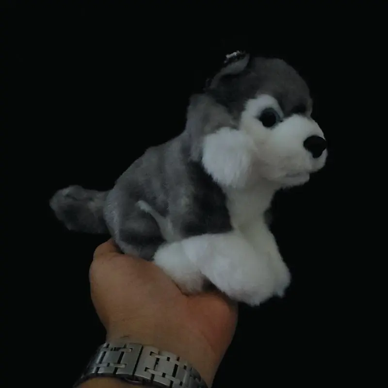 

17 см мультяшная мини-щенок хаски плюшевая игрушка милая кукла хаски реалистичные животные моделирование мягкая кукла Kawaii игрушка подарки