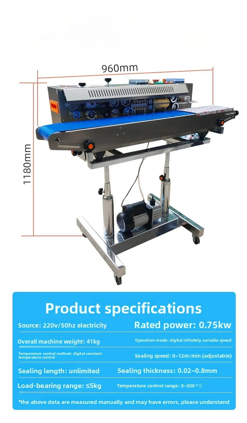 

Automatic continuous vacuum sealing machine Commercial vacuum food packaging bag sealing machine Tea vacuum packaging machine