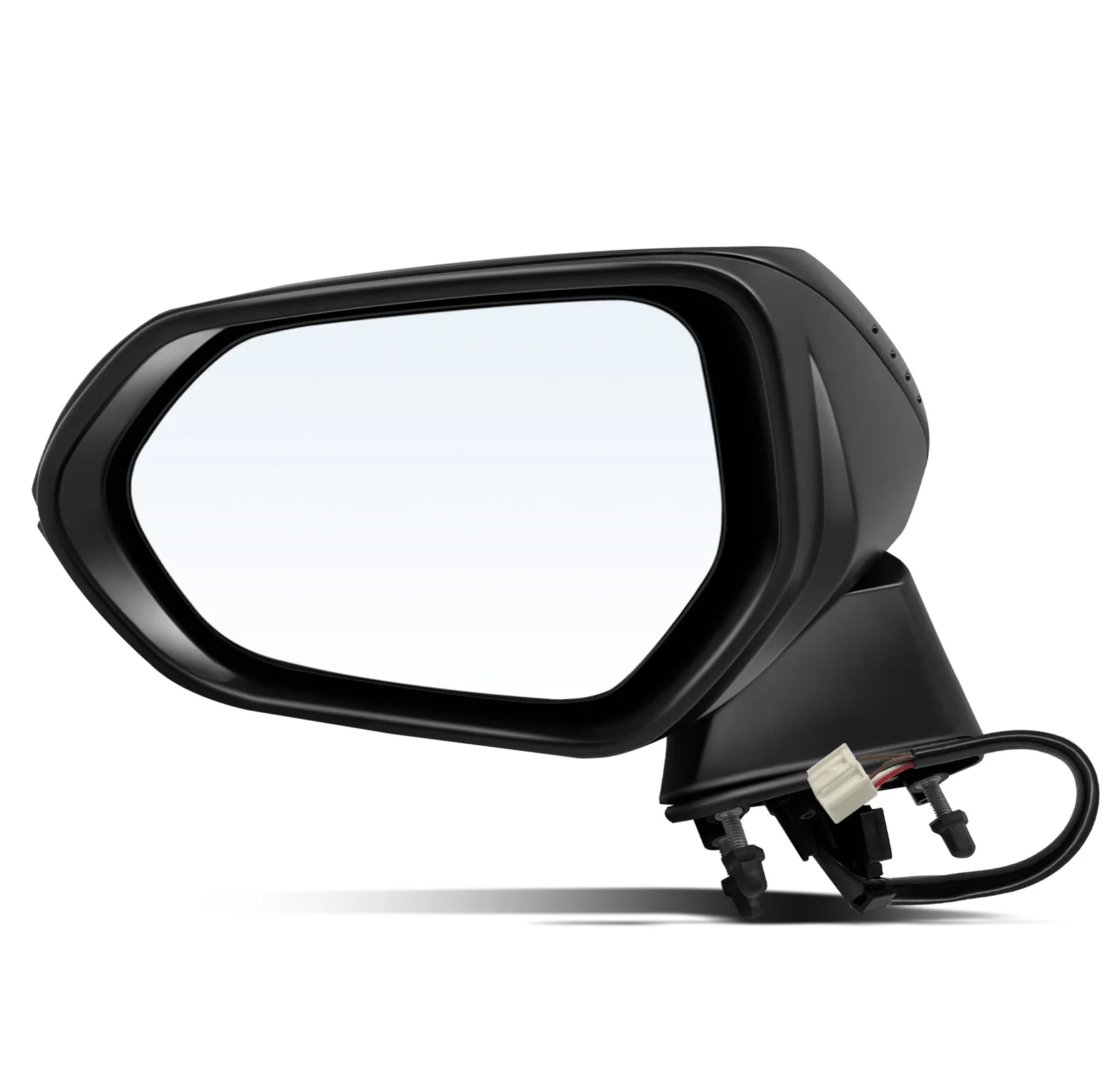 A-Premium Driver Side Power Door Mirror for Toyota Corolla 2020-2022 Manual Folding Heated Smooth Black