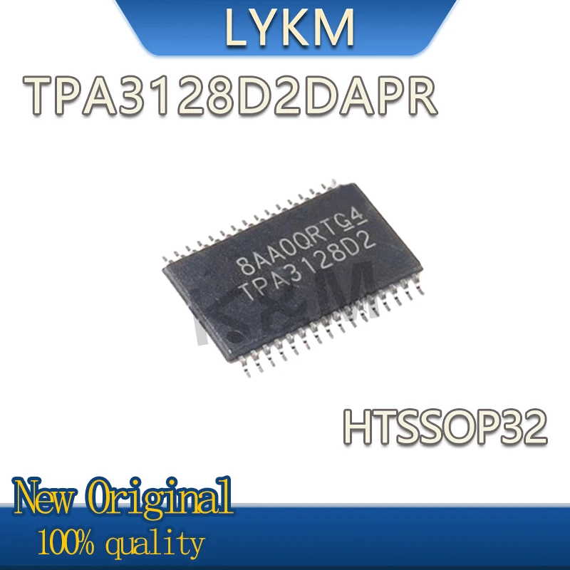 2-5/ชิ้น TPA3128D2 TPA3128D2DAPR HTSSOP32ชิปเครื่องขยายเสียงเสียงใหม่ดั้งเดิมมีในสต็อก