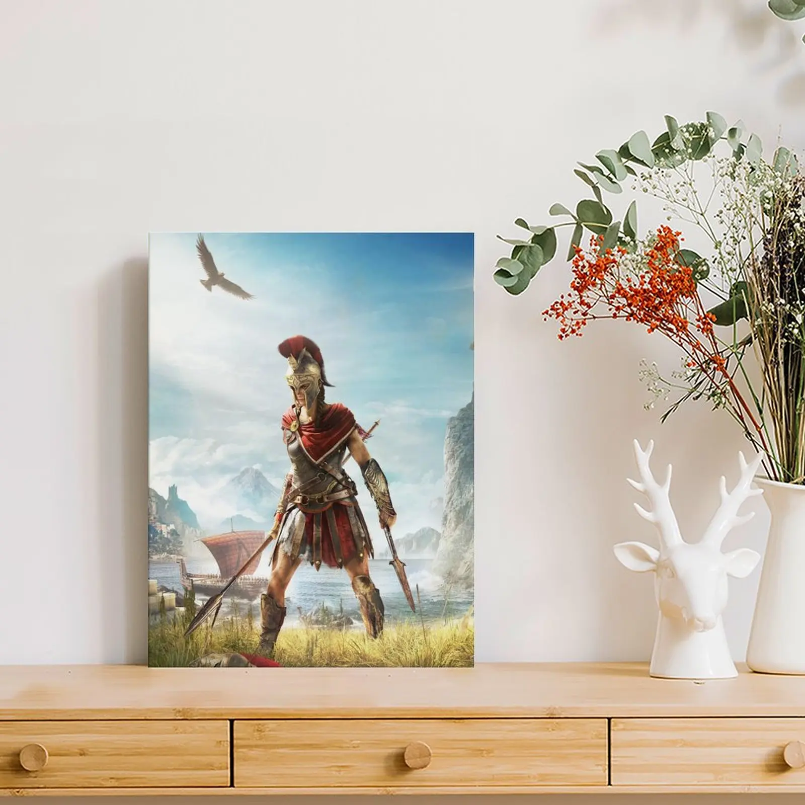 كاساندرا مفتاح الفن قماش اللوحة المشارك سينما نادي السينما تصميم المرآب مؤطرة لوحات الحائط #3