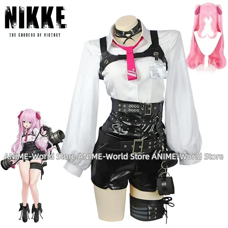 

Игра NIKKE Goddess of Victory Yuni, карнавальный костюм Yuni, боевой парик, костюм на Хэллоуин, женский праздничный наряд