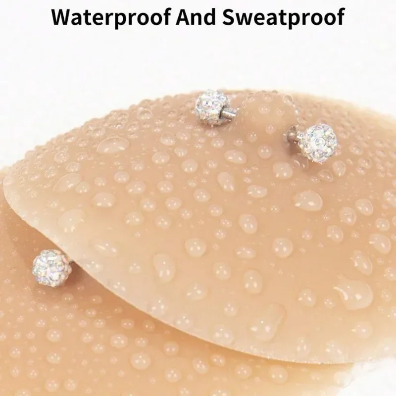 Toucheart Solid State Rubber Nipple Patch Invisible and Traceless Solid Chest Patch For Women Breast Patch Nipple Decoration New