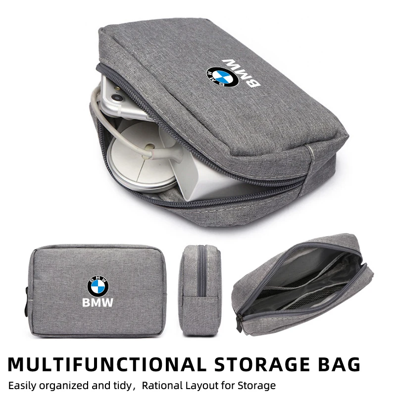 Car Storage Bag Waterproof Digital Protective Organiser Case For BMW E90 E60 E46 E39  F10 E87 X3 X4 X5 X1 G30 G20 M3 M5