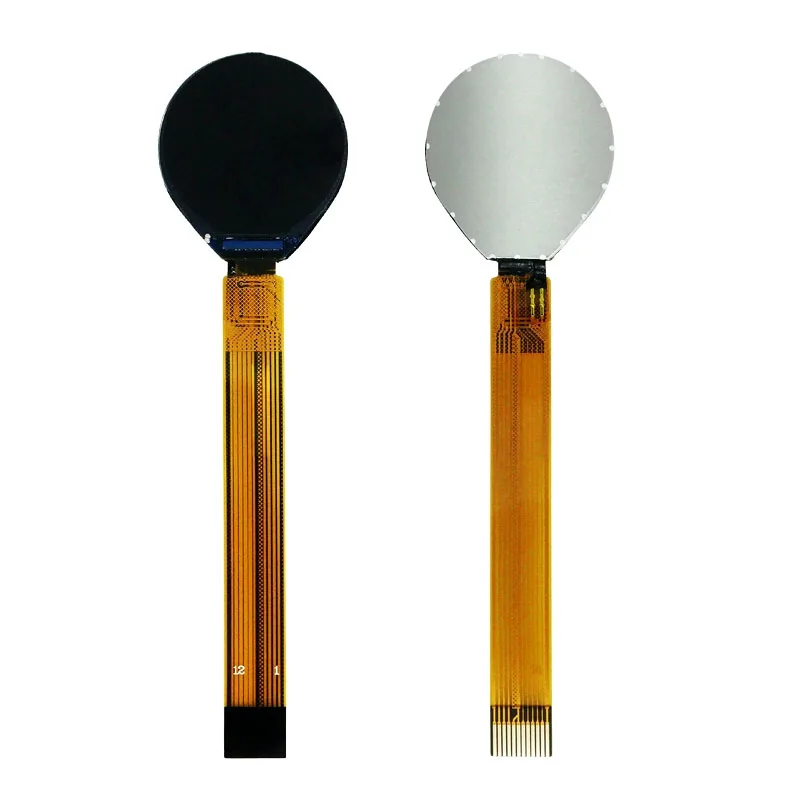 0.71インチTFT LCDディスプレイGC9D01ドライバ、160x160解像度カラースクリーン、SPIインターフェース、12ピンFPCコネクタ付きLCDモジュール