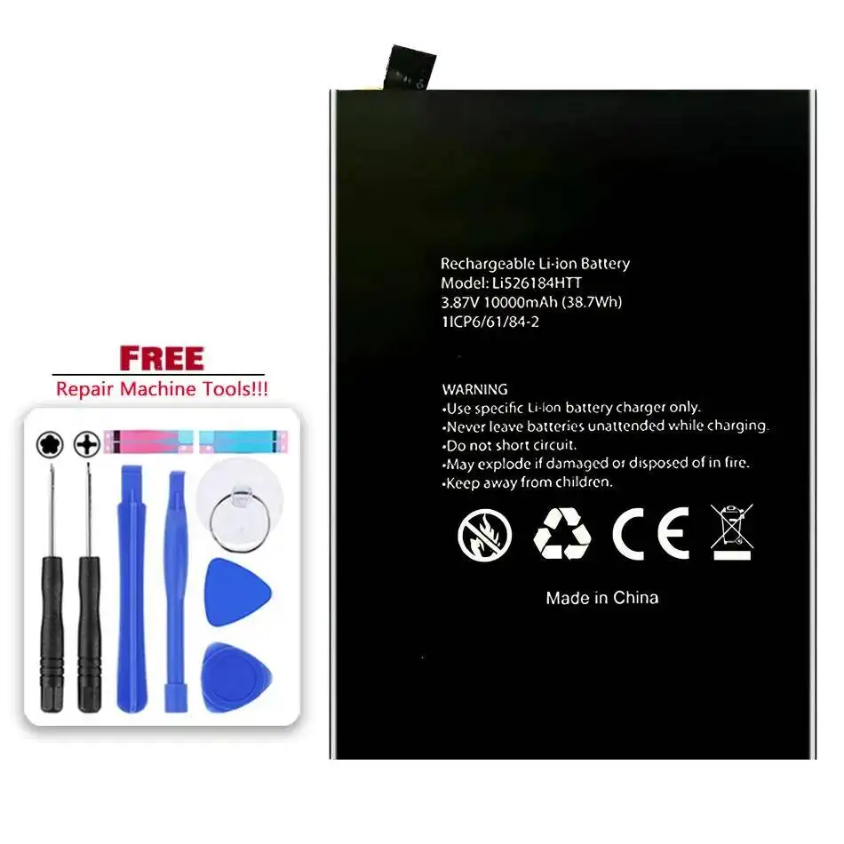 

Mobile Phone Battery For Blackview BV8900 LI526184HTT High-Capacity 10000Mah Durable