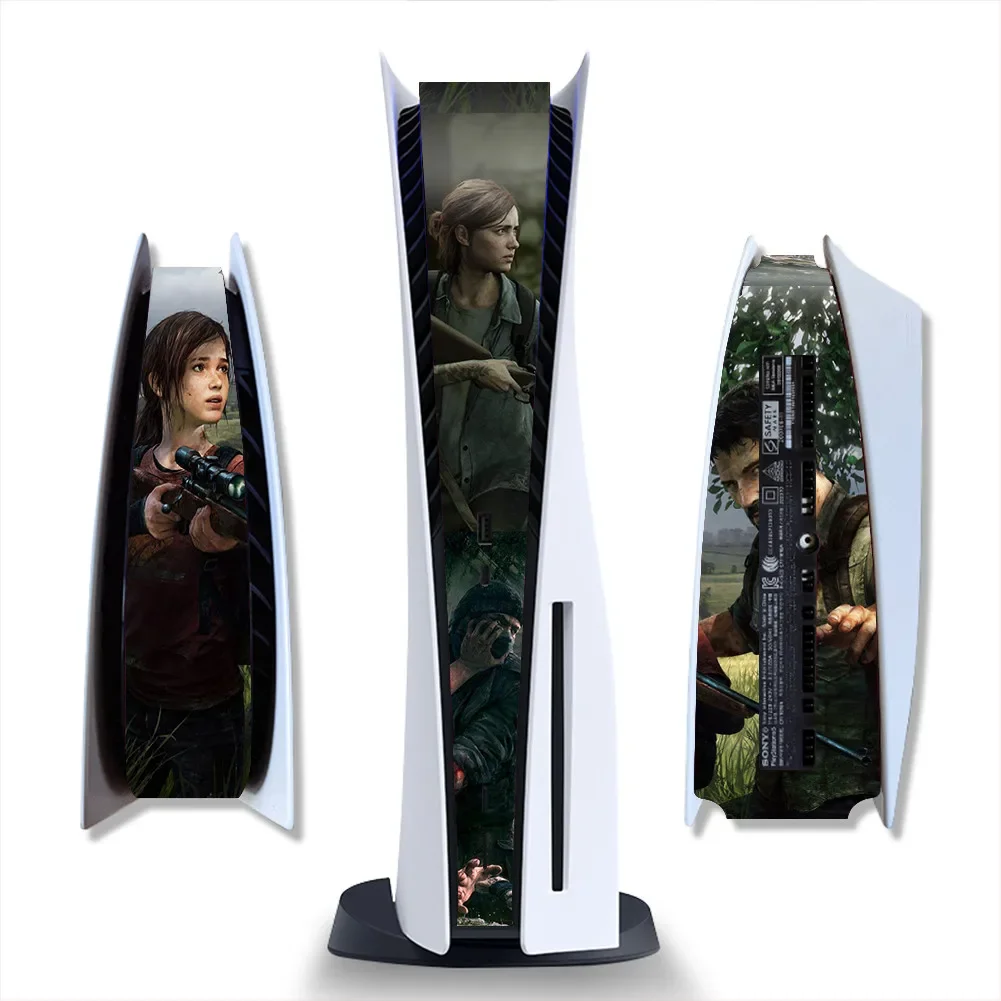 The last of us PS5 Game Console Middle Replacement Decoration Strip Center Skin Sticker Cover For PS5