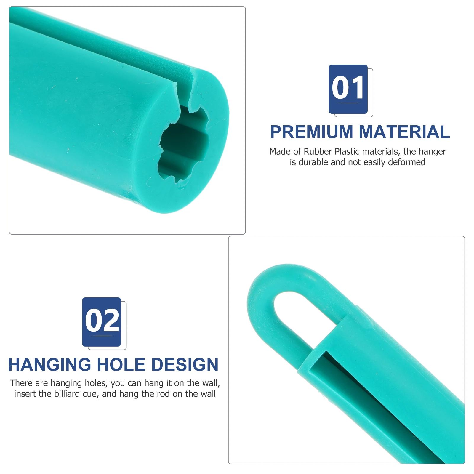 

15Pcs Billiard Cue Storage Hangers Rugged Design Holds Cues Securely Wall Hanging Pole Display Ideal for Game Room Setup