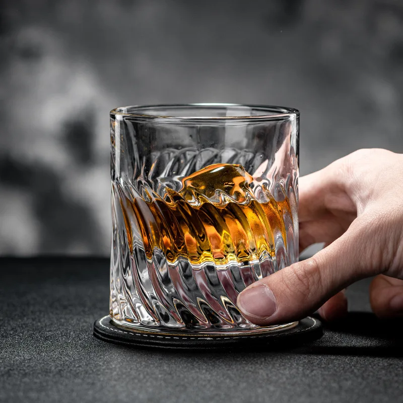 

High-Grade Whiskey Shot Wine Glass Thick Bottom Thickening luxury cups whisky glass whiskey glass set modern crystal glasses