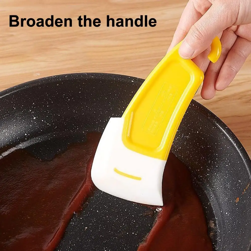

Heat-Resistant Silicone Pan Scraper Non-Stick Pot Pan Cleaning Tool for Cookware Flexible Scrapers Food Dishwasher Pot Scraper